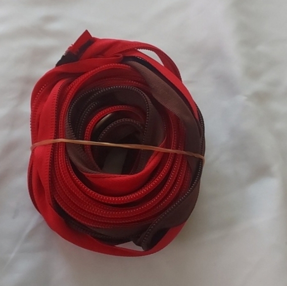 Zip It Cabana Medium 2 Handle Zipper Reusable Tote Bag Fuschia and Dark B… - Picture 3 of 16